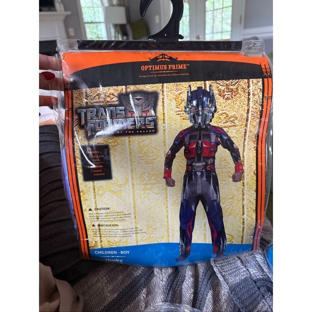 Walmart Optimus Prime Boys Halloween Costume sz HUSKY 10-12 EUC